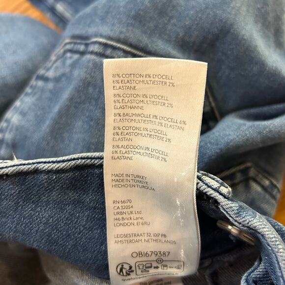 Anthropologie The Colette Classic Blue Wide-Leg Women's Jeans - Picture 5 of 8